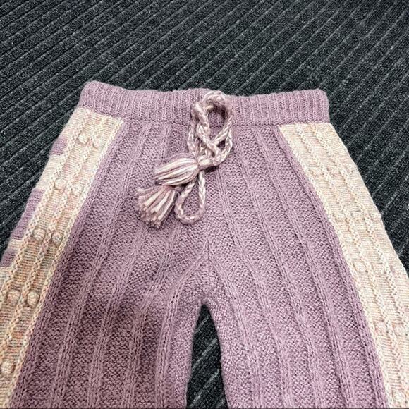 LoveShackFancy Landana Knit Joggers in Muscat Grape Size S NWT - Picture 10 of 14